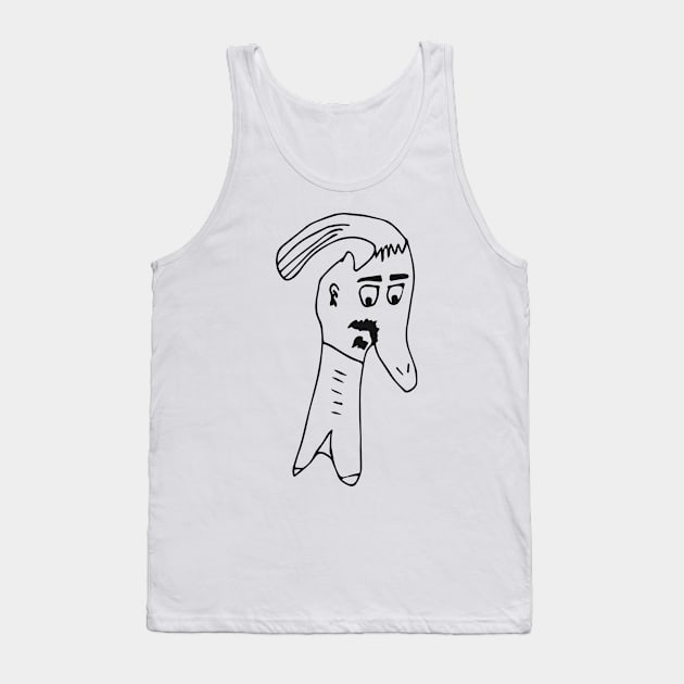 Mr. Moustache Tank Top by What_a_Fly!